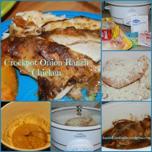 Auntie Em's Crockpot onion-ranch chicken